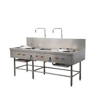 เตาจีน+เตาไทย 3 หัว