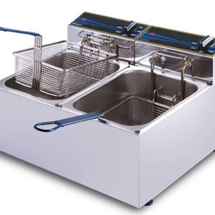 เตาทอดไฟฟ้าแบบตั้งโต๊ะ (Countertop Electric Fryer - Double Tank)